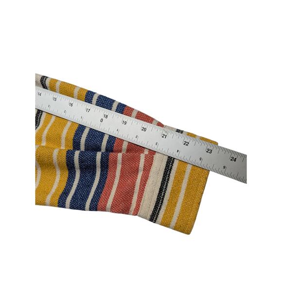 Think Pink Patchwork Flannel Shirt L Plaid Stripe Outdoor Vintage - Picture 11 of 14